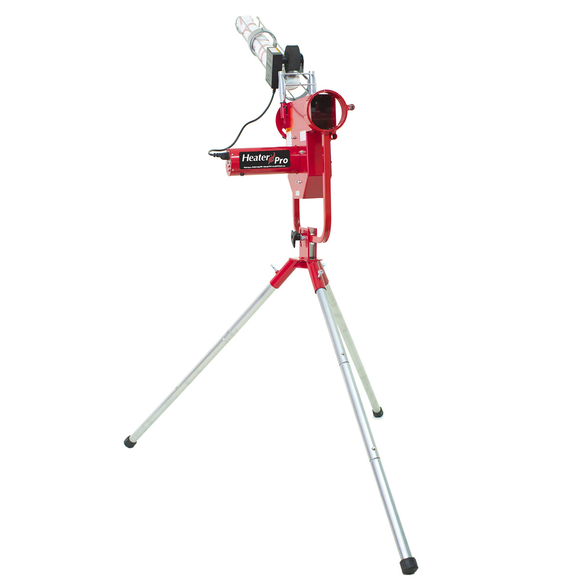Heater Pro Fastball & Curveball Pitching Machine With Auto Ball Feeder